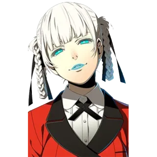 😊 c5dff6df Kirari Momobami Kakegurui Anime, Kakegurui, Kirari Momobami, Gioco d'azzardo, Manga whatsapp sticker