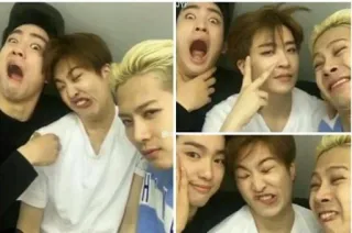 😐 68a170cd selfie em grupo, amigos, caras engraçadas, foto de grupo telegram sticker