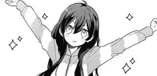 💧 467c9ac8 动漫, 漫画, 卡哇伊, 女孩, 可爱, 闪亮 telegram sticker