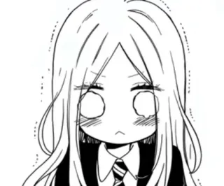 ✨ 855ceb42 动漫, 漫画, 女学生, 卡通, 肖像, 情感 telegram sticker