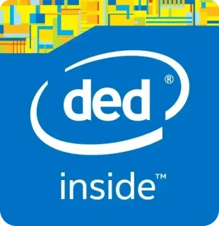 💀 62da5e64 ded inside parodia, meme, computer, processore, scherzo, umorismo, morto telegram sticker