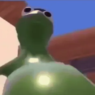 😃 9165423e Kermit kermit, rana, muppets, divertente, meme, burattino telegram sticker