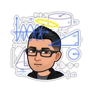 🤔 01793d82 math, formula, equations, thinking, smart, nerd telegram sticker