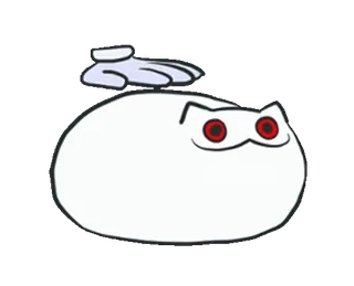 Жуткий кот - @tg_sticks telegram stickers