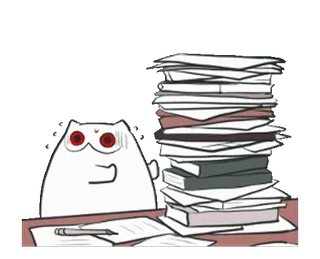 Жуткий кот - @tg_sticks telegram stickers