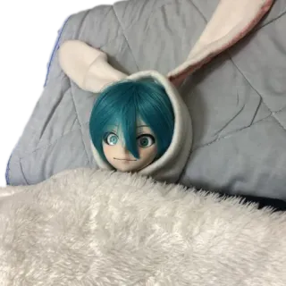 Creepy Miku whatsapp stickers