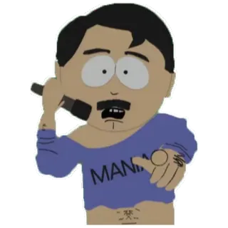 🎤 6d5b3283 MANIA manía, personaje, dibujos animados telegram sticker