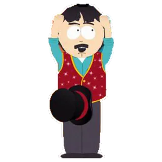👩‍🚀 adec27b9 Randy Marsh South Park dibujos animados, comedia, serie de TV, Randy Marsh telegram sticker