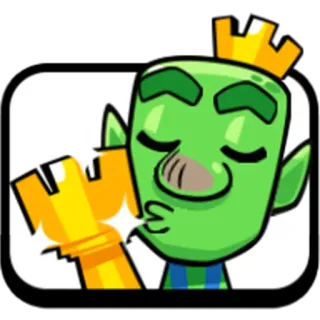 😘 b07378da Clash Royale 클래시 로얄, 고블린, 크라운, 킹, 게임 whatsapp sticker