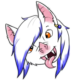 🙃 09e4202b Furry, Animal, Desenho animado, Fofo, Javali, Porco whatsapp sticker