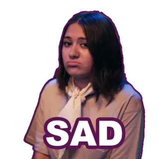 😞 5c33c782 SAD triste, émotion, déçu, malheureux, humeur telegram sticker