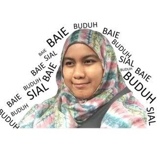 🙂 6fb8a7cd 여자, 초상화, 머리 스카프, 무슬림, 히잡, 사람 telegram sticker