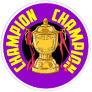 🏏 054e1172 CHAMPION CHAMPION 冠军, 奖杯, 胜利, 获胜, 成功, 奖励, 比赛, 成就 telegram sticker