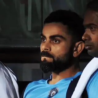 🙄 94398c4c Virat Kohli ヴィラット・コーリ, クリケット選手, スポーツ, インド, アスリート telegram sticker