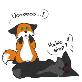 😱 22ae5a15 Woooooo...!
Make it Stop! raposa, lobo, desenho animado, animais, angústia, chorando telegram sticker