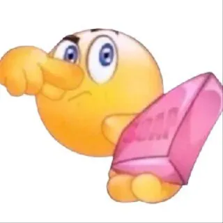 🤮 52a3a887 SOAP мыло, эмодзи, душ, чистый, гигиена whatsapp sticker