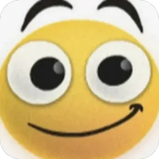 🙂 5a829931 Эмодзи, Смайлик, Лицо, Счастливый, Мультфильм, Желтый, Выражение whatsapp sticker