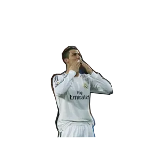 💋 2d4bd560 Cristiano Ronaldo ฟุตบอล, อเมริกันฟุตบอล, นักกีฬา, โรนัลโด้, เรอัลมาดริด, การฉลอง telegram sticker