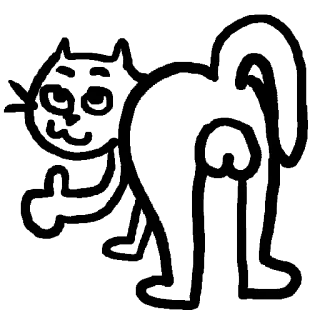 😻 51ad920b cat, pixel art, animal, cute, sticker telegram sticker