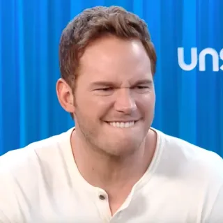 🐁 8026aa66 Chris Pratt attore, celebrità, persona, faccia whatsapp sticker