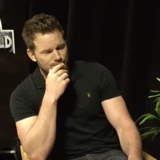 🐁 b14e2cb5 Chris Pratt attore, celebrità, uomo, ritratto whatsapp sticker