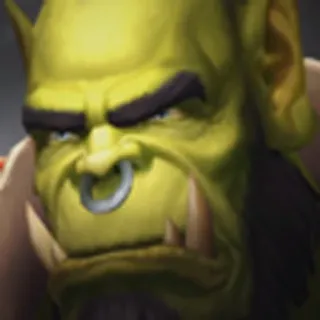 😀 816947f4 オーク, 緑, ファンタジー, モンスター, キャラクター, クリーチャー telegram sticker