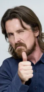 Cristian Bale whatsapp stickers