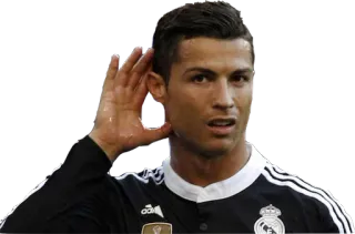 👂 2d9c41ad Cristiano Ronaldo soccer, football, athlete, real madrid, sport telegram sticker