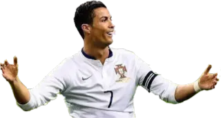 😀 5facd9e8 Cristiano Ronaldo soccer, athlete, football, portugal, sports telegram sticker