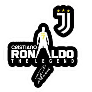 🇵🇹 ba908944 Cristiano Ronaldo CRISTIANO RONALDO THE LEGEND Cristiano Ronaldo, Fußball, Fußballspieler, Athlet, Legende, Juventus telegram sticker