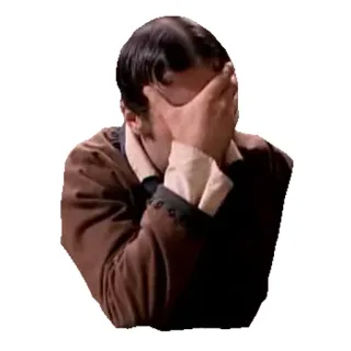 😑 d2e93ddd フェイスパーム, 失望, イライラ, 感情, ジェスチャー telegram sticker