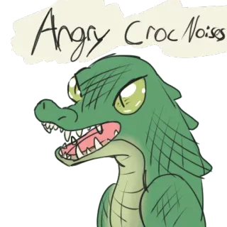 Fragen - Croco telegram stickers