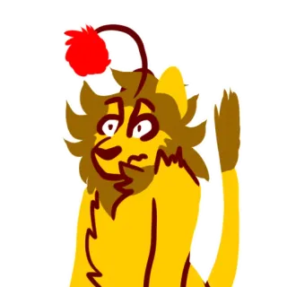 😯 65ecf411 kartun, binatang, singa, karakter, lucu, unik telegram sticker