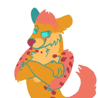 😏 97488e79 Furry, Anthro, Binatang, Kartun, Karakter telegram sticker