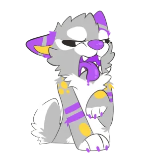 🤢 03de63a3 스티커, 만화, 강아지, 동물, 귀여운, 웃긴 telegram sticker