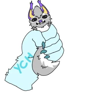 👊 0f63d572 YCH 퍼리, 만화, 동물, 수인 telegram sticker