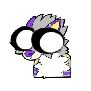 👀 2f792a36 퍼리, 동물, 만화, 캐릭터, 스티커 telegram sticker