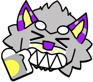 👍 49ef29f4 만화, 동물, 괴물, 판타지, 스티커 telegram sticker