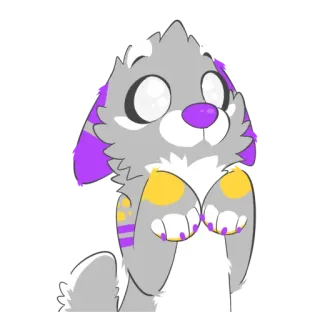 🥺 7229f8af 동물, 귀여운, 스티커, 강아지, 만화 telegram sticker