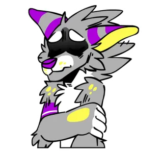 😔 a759aa42 퍼리, 수인, 만화, 동물, 캐릭터 telegram sticker