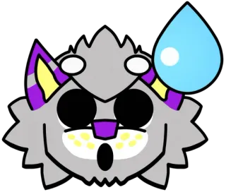 😯 fa88b457 만화, 스티커, 동물, 충격, 무서워, 걱정 telegram sticker