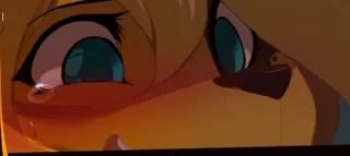 😳 539da57b アニメ, 泣く, 悲しい, 涙, クローズアップ telegram sticker