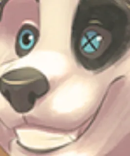 😃 5cb12dab panda, animal, furry, cute, cartoon telegram sticker