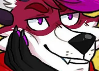 😂 92de8c75 furry, smug, anthropomorphic, cartoon telegram sticker