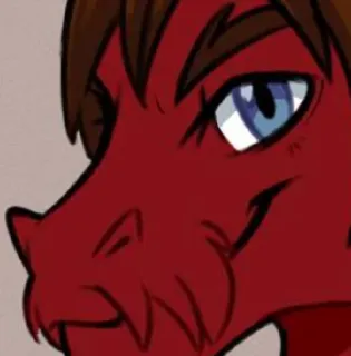 🙂 abf9066d furry, dragon, cartoon, creature, animal telegram sticker