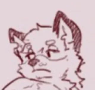 😐 ef674e5c wolf, animal, sketch, canine, furry telegram sticker