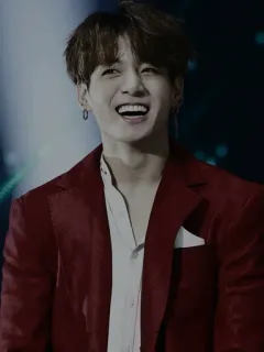 🥀 424f1b24 Jungkook jungkook, bts, kpop, 歌手, 红色西装, 名人 whatsapp sticker