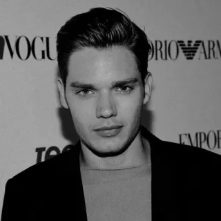 🔗 8a036dda 男人, 模特, 黑白, 肖像, 时尚 whatsapp sticker