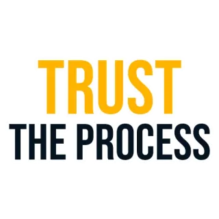 👍 77140a21 TRUST THE PROCESS trust, process, motivation, inspirational, positive, mindset telegram sticker