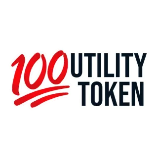 💯 824ab4b2 100 UTILITY TOKEN utility token, crypto, finance, digital currency telegram sticker